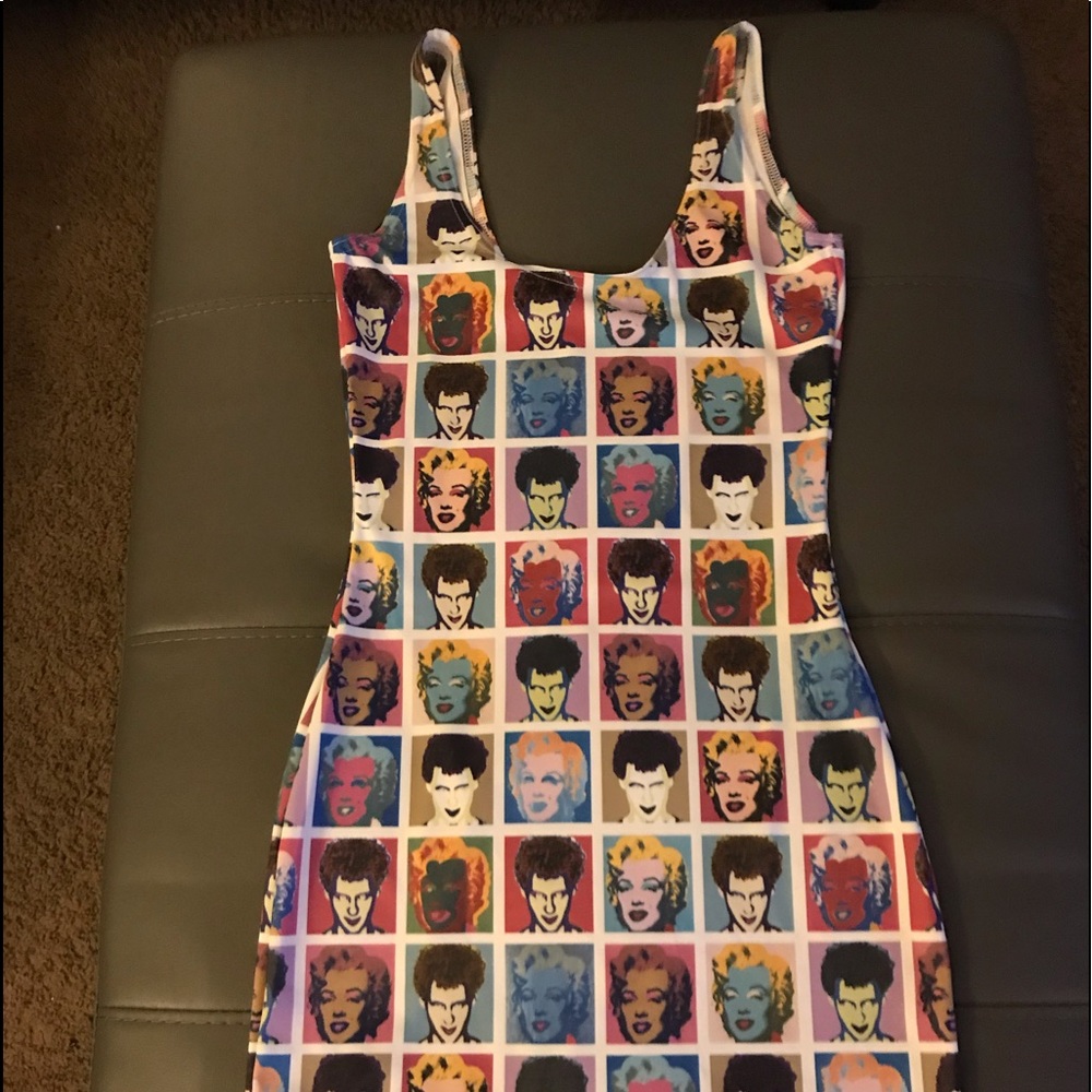 Marilyn Monroe James Lillis pop art bodycon